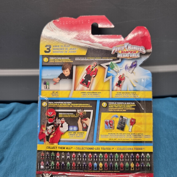 Power Rangers Megaforce Legendary Ranger Key Pack - Red, Blue, Green - Picture 3 of 4